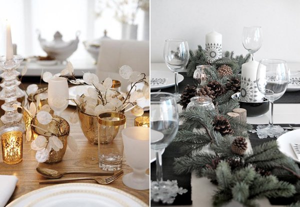 Modern Christmas Table Centerpieces