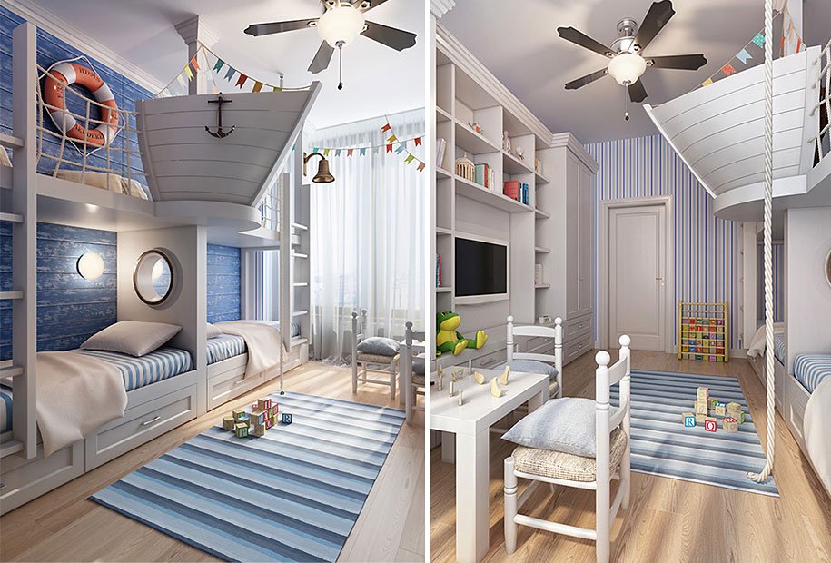 25 Fun And Creative Kids Bedroom Designs