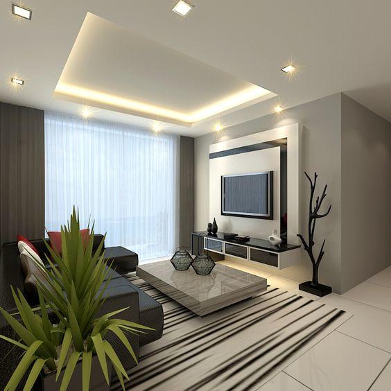 Wall Mounted TVs as an Living Room Decor. 15 Inspirations For Modern Look It is The Living Room Next For Designing.