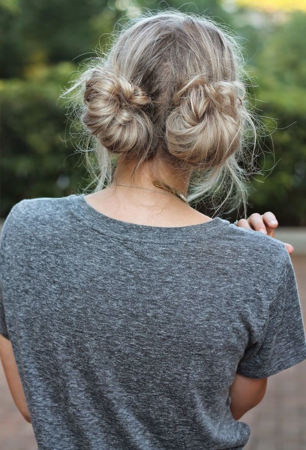 Double The Fun Two Hair Buns The Last Super Charming Hair Trend
