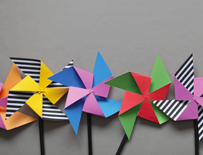 paper pinwheels