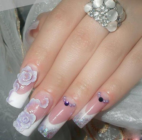 Floral Nails Designs That Are Trendy This Season - World inside pictures