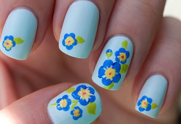 Floral Nails Designs That Are Trendy This Season - World inside pictures