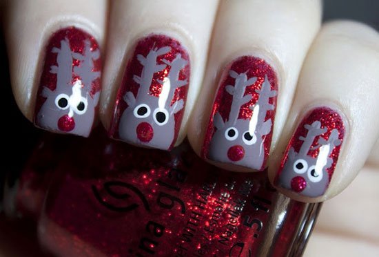 15-Simple-Easy-Christmas-Nail-Art-Designs-Ideas-2012-For-Beginners-Learners-1