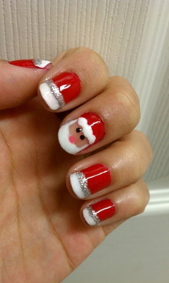 15-Simple-Easy-Christmas-Nail-Art-Designs-Ideas-2012-For-Beginners-Learners-14