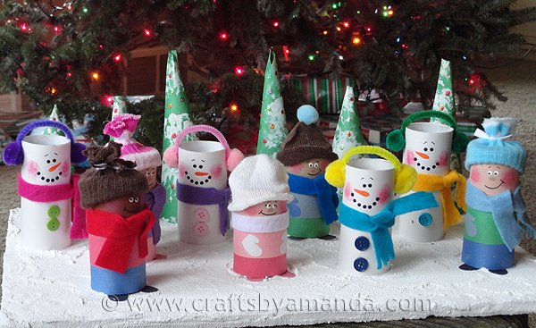 diy christmas ornaments toilet paper roll