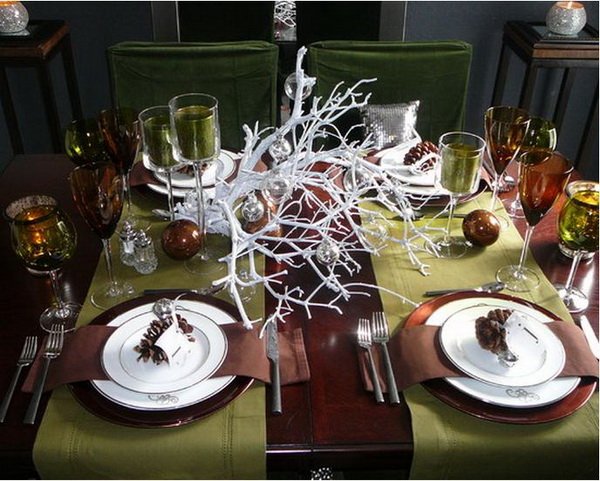 Modern Christmas Table Decorations - World inside pictures