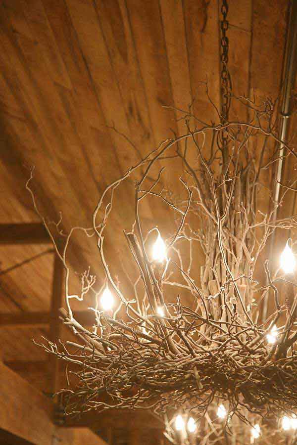 rustic tree branch chandeliers diy chandelier branches lighting creative decor twig amazing decorations projects lights ceiling homemade outdoor lamp crafts