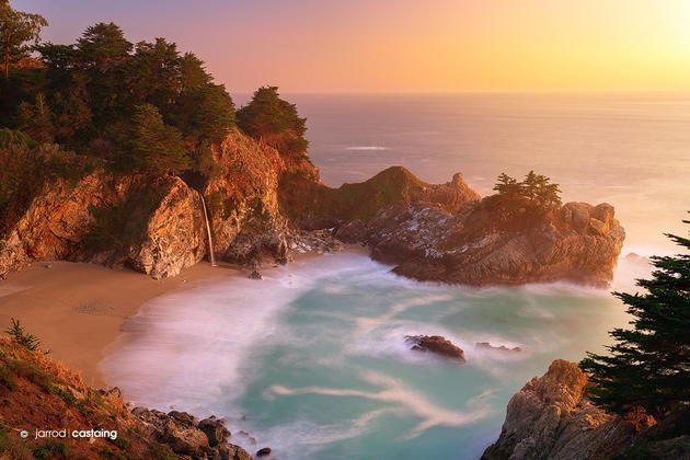 sunset-mcway-falls-julia-pfeiffer-burns-state-park-big-sur-california