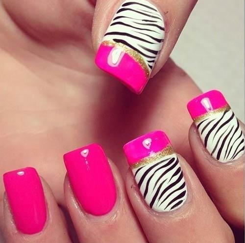 animal print nails