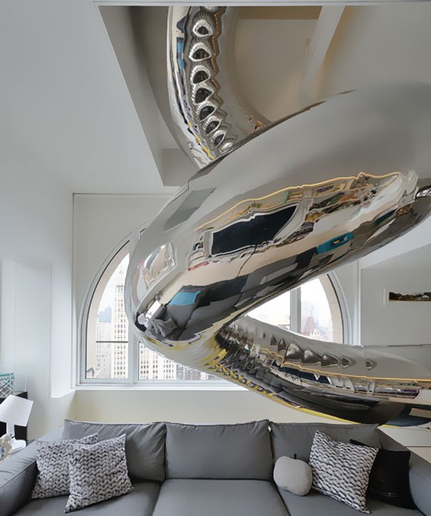 unusual indoor slide