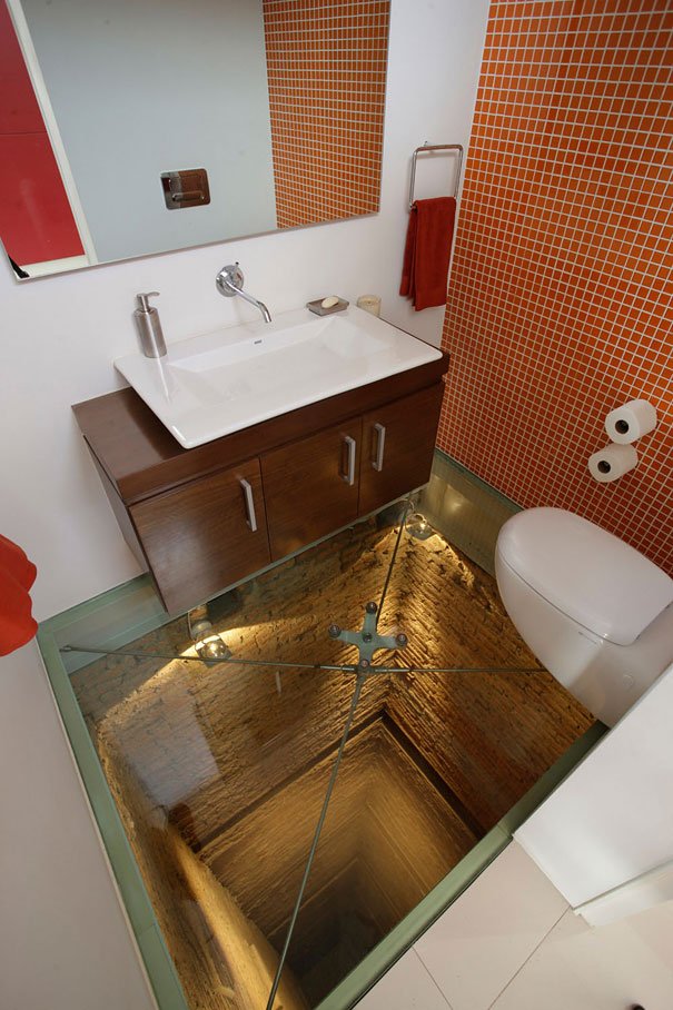 unusual glass floors