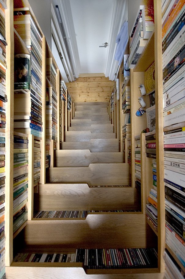 bookcase staircase