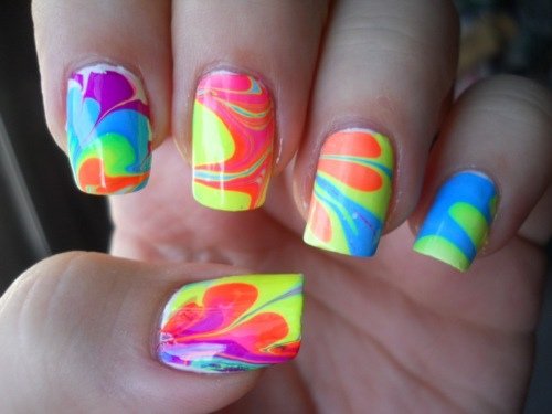 25 Spectacular Neon Nails Art Ideas - World inside pictures