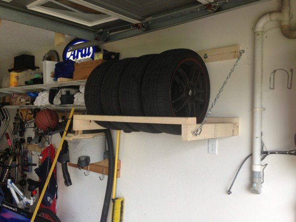 Diy Tire Storage Easy Craft Ideas