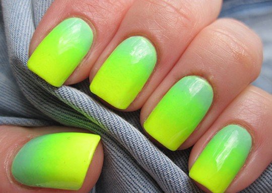 3. Neon French Tip Nail Designs - wide 5