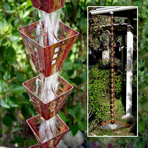 18 Creative DIY Rain Chain Ideas World inside pictures