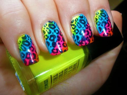 25 Trendy Neon Nail Art Designs - World inside pictures