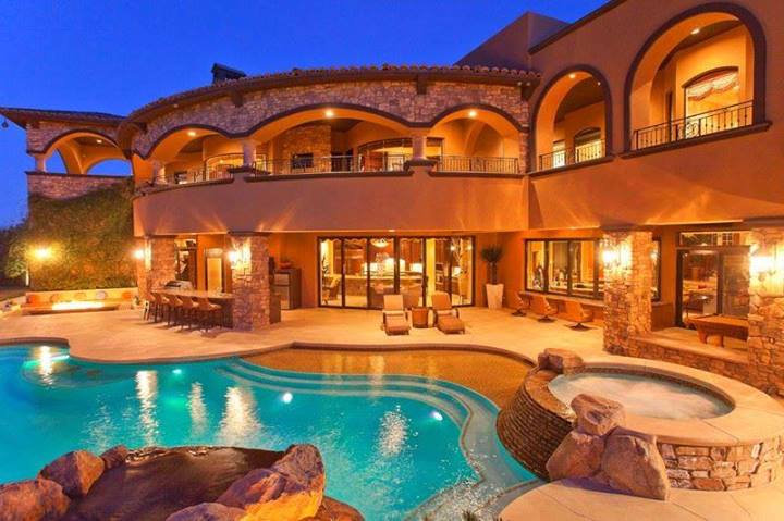 home with a pool