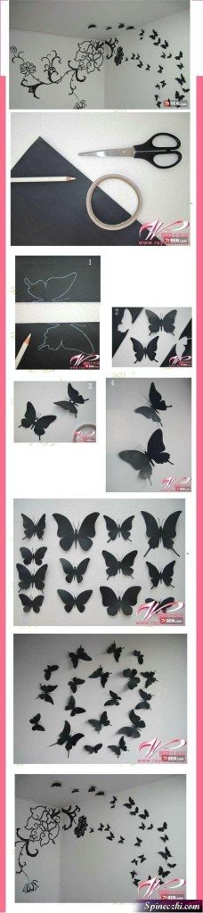 butterfly wall decor diy