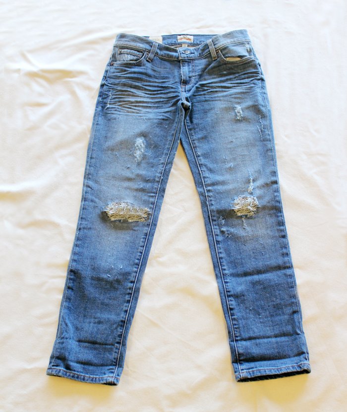 old jeans makeover