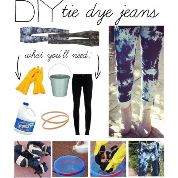 tie dye jeans