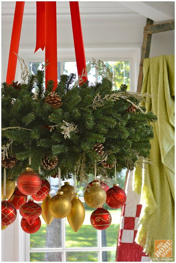 Gold And Red Christmas Decorating Ideas For Amazing Holiday