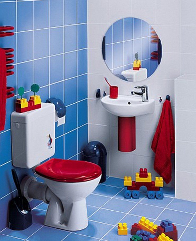 Lego discount bathroom decor