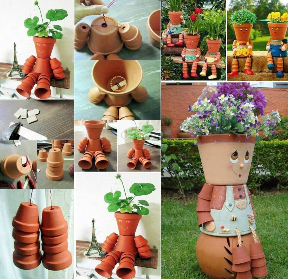 14 Brilliant Terra Cotta Clay Pot Diy Project For Unique And Fun Garden Decoration World 9558