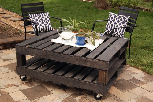 pallet DIY coffee table