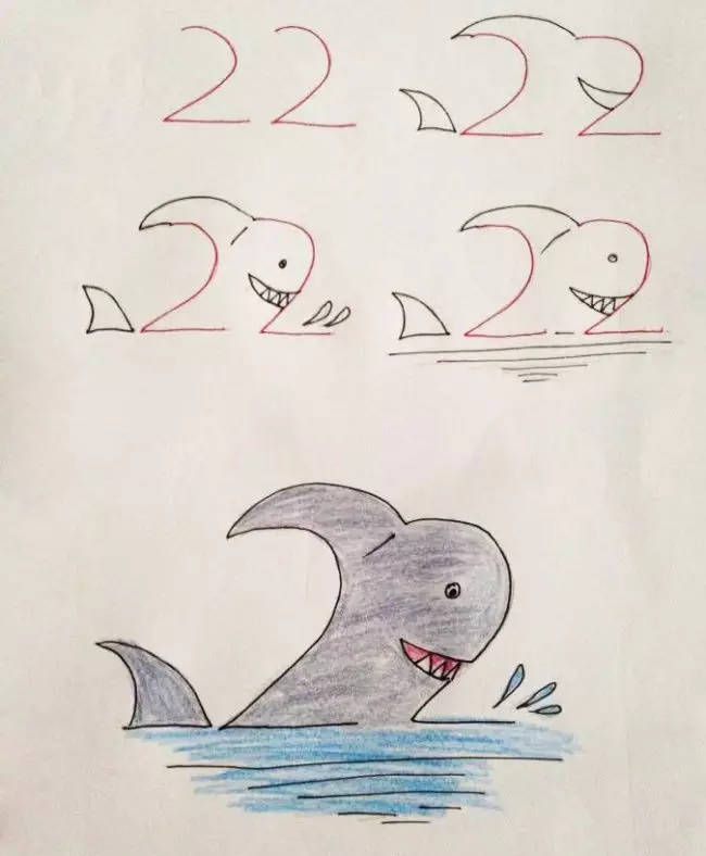 drawing using numbers