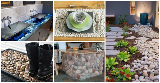 14 Absolutely Brilliant Ideas To Add A River Rocks For Amazing Home Decoration World Inside Pictures