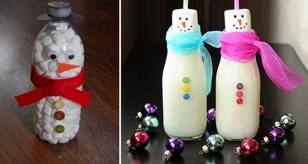 3 Easy DIY Plastic Bottles Christmas Decor Ideas - World inside pictures