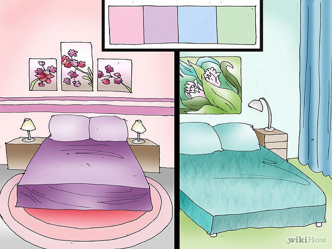 bedroom pastel colors