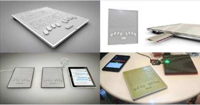 Best Tablet For Legally Blind Incredibly Amazing Technology: Meet The Blitab - A Braille Tablet For