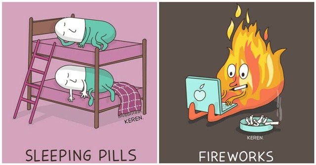 14 Funny Illustrations When You Take English Words Too Literally ...