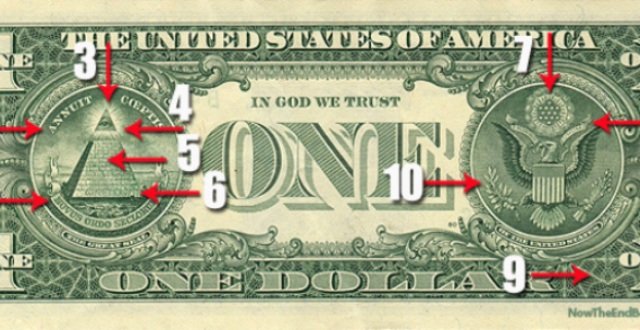 What Do The Symbols On The Us One Dollar Bill Mean Youtube