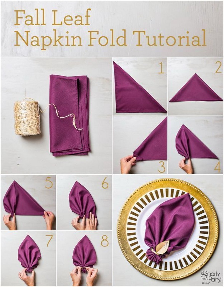 15 Truly Amazing Napkin  Folding Ideas  That Will Wake Up 