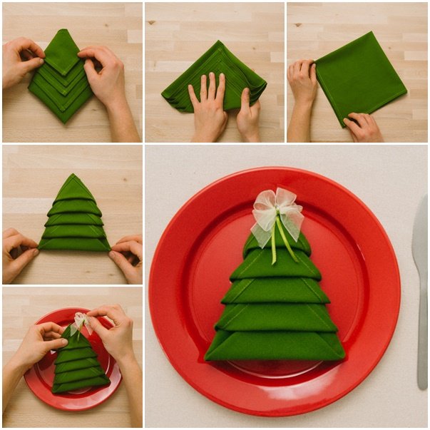 Napkin Folding For Christmas 