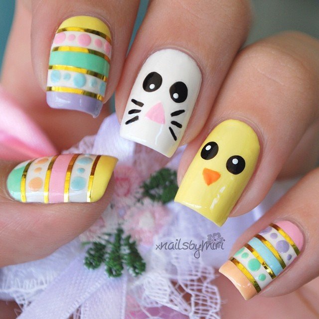 13 Easter Simple And Cute Manicure Ideas World Inside Pictures