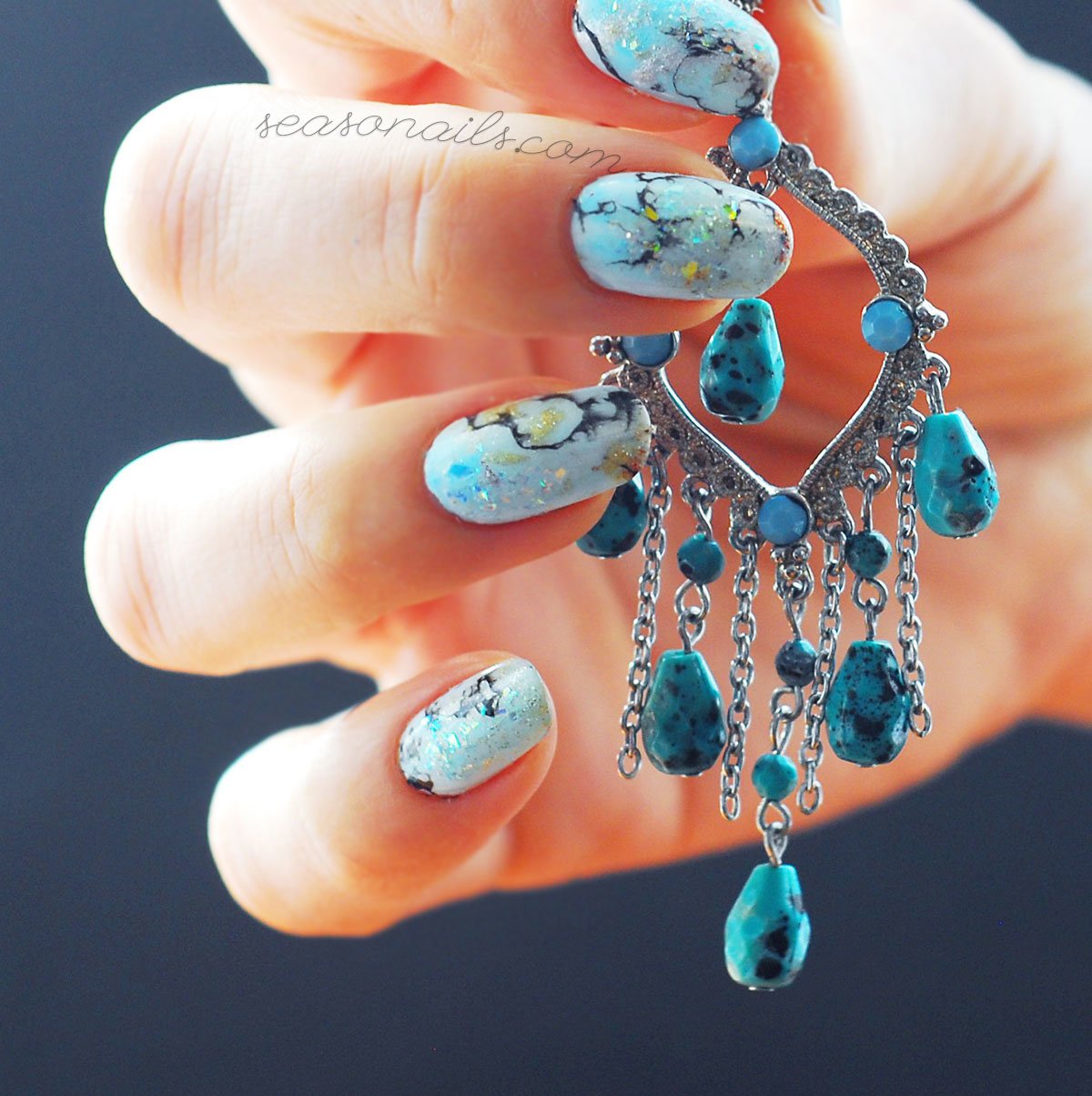 16 Hit Precious Stone Manicure Ideas for This Season - World inside ...