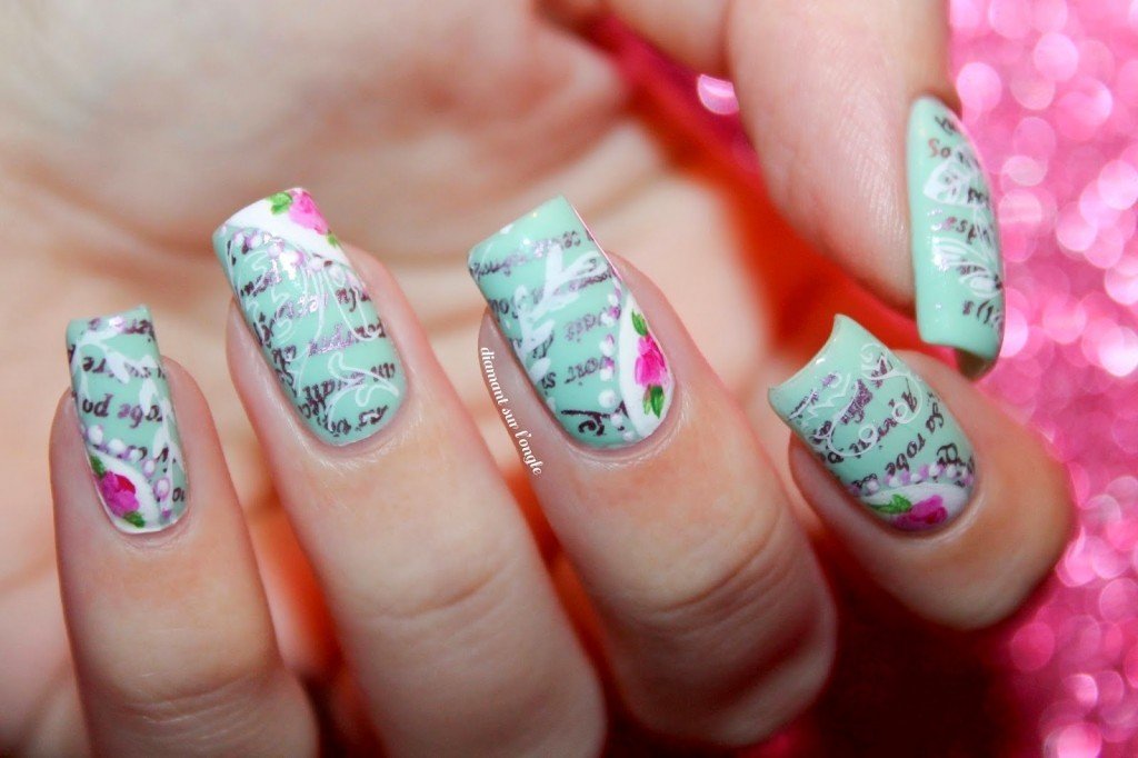 8. Spring Nail Designs with Stickers - wide 9