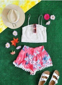 diy flower short