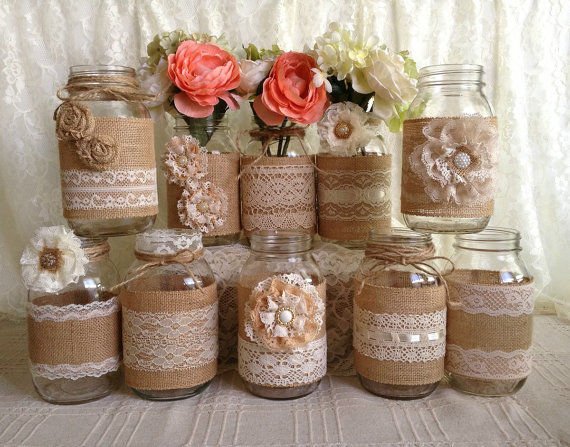 Magnificent Burlap Wedding Decorations - World inside pictures