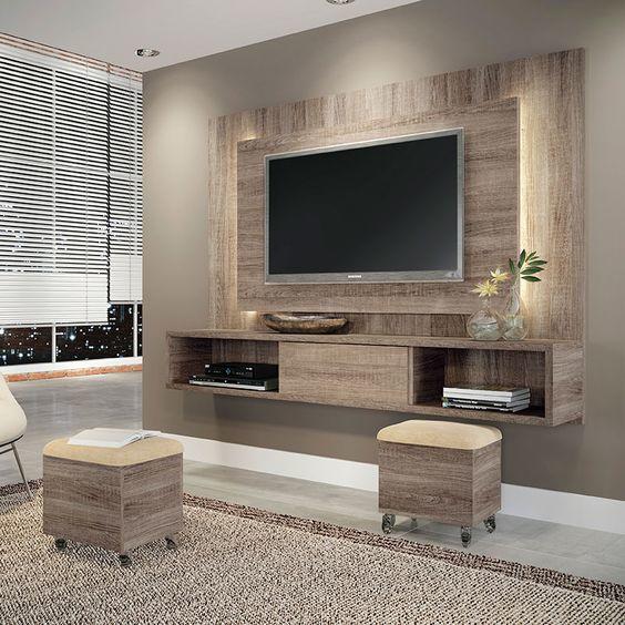 Handyman Dublin Interior Trend Wooden Wall For Flat Screen Tv