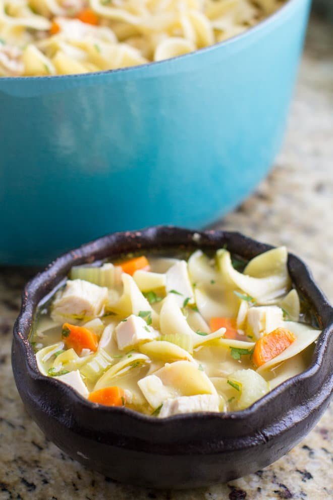 Leftover Turkey Noodle Soup