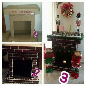 diy fireplace