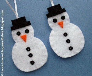 felt christmas ornaments