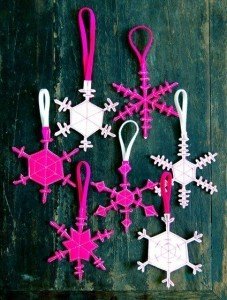 snowflake christmas ornaments