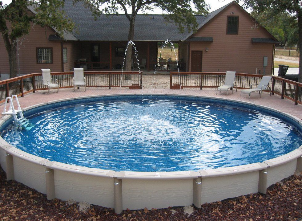 can you put an above ground pool underground